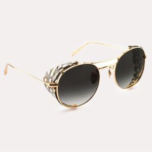 Krewe sunglasses. Orleans blinker 24k titanium + Stella